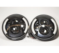 Led Фары 120 ват Нива 2121-21213 Тайга УАЗ 469 ГАЗ 24, ВАЗ 2101, Хаммер, FJ Cruiser, w463