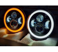 Led Фары Нива 2121-21213 Тайга УАЗ 469 ГАЗ 24, ВАЗ 2101, Хаммер, FJ Cruiser, w463,