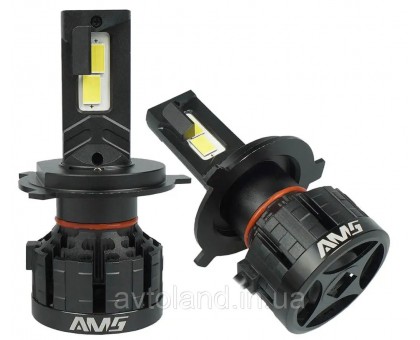 Светодиодные LED лампы AMS Ultimate Power-F H4 H/L 5500K