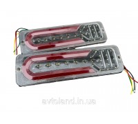 ФОНАРИ ЗАДНИЕ СВЕТОДИОДНЫЕ REAR LAMP WAGON MINI МАГНИТ 12-24V 30Х9 CМ (КОМПЛЕКТ 2ШТ.)