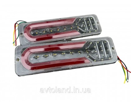 ФОНАРИ ЗАДНИЕ СВЕТОДИОДНЫЕ REAR LAMP WAGON MINI МАГНИТ 12-24V 30Х9 CМ (КОМПЛЕКТ 2ШТ.)