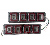 Фонарь Led задний 12-24 V 46х13см(бегующий поворотник к-т(2шт)