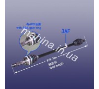 Привод в сборе правый Чери КуКу